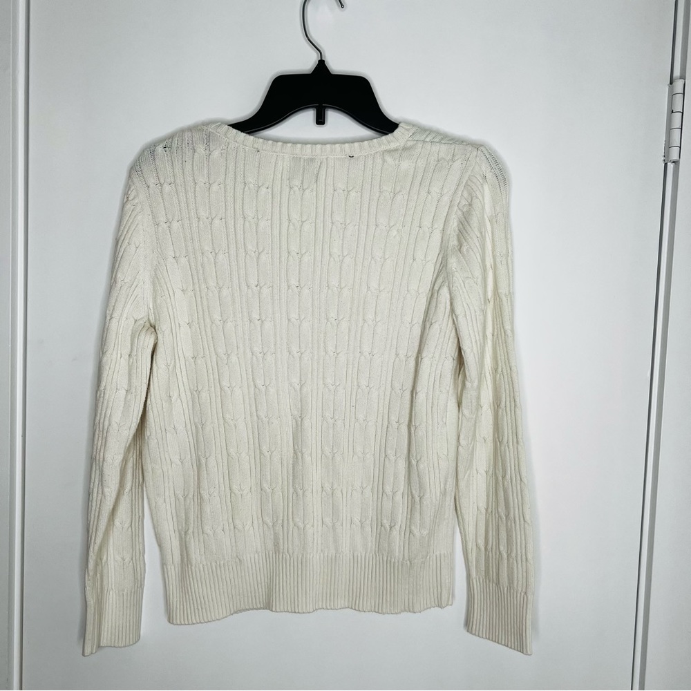 St John's Bay Cream Sweater - Picture 7 of 7